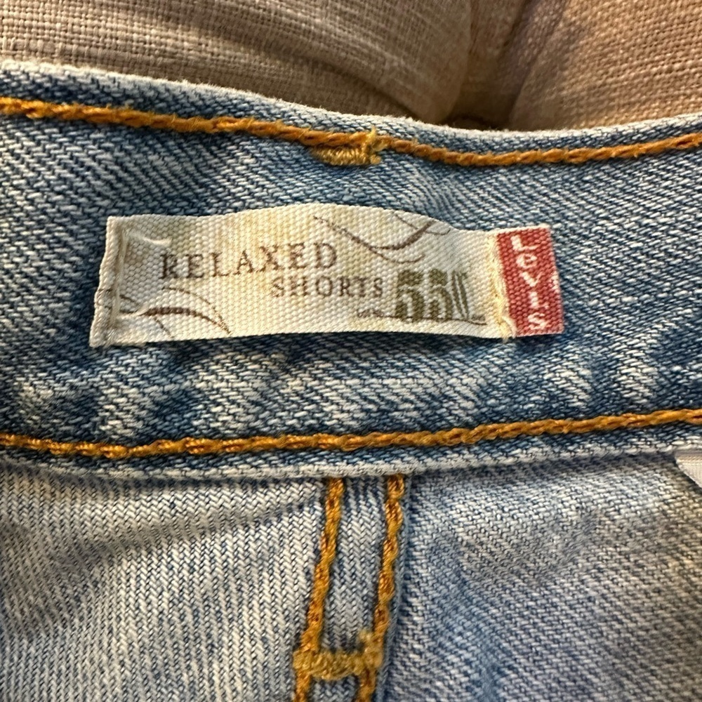 Levi's Light Blue Jean Shorts for Men - Picture 2 of 5